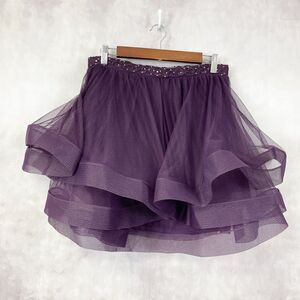 Say Yes To The Dress Mesh Skirt‎ Juniors 11 Fairycore Whimsigoth Bling Tutu Glam